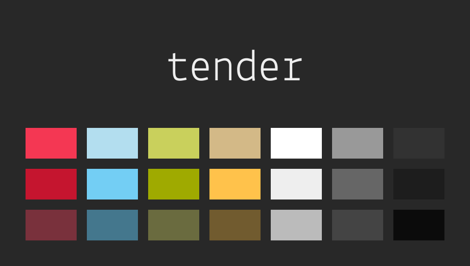 Tender